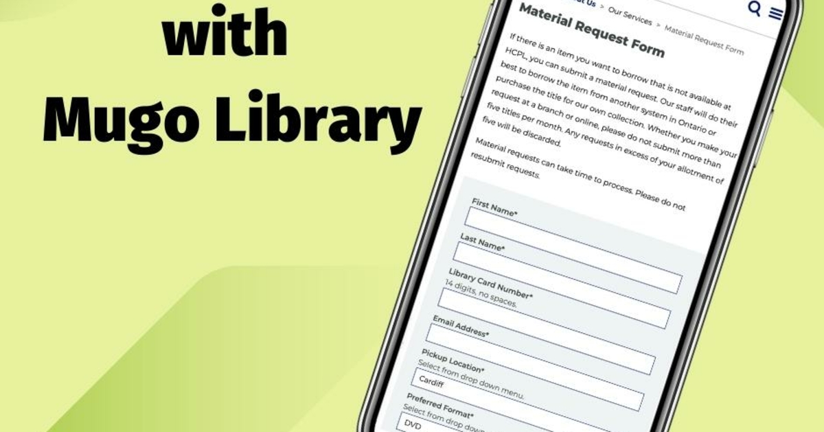 Seven examples of how libraries use Mugo Library's Custom Forms to